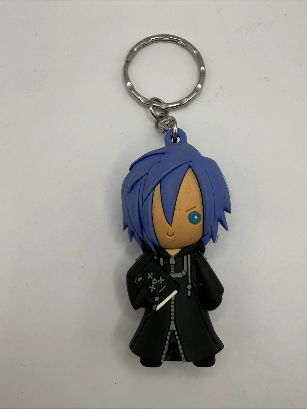 Disney Kingdom Hearts Zexion Blue Haired Character Keychain by M.I.I. JH2-17068